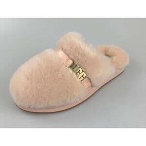 NIB UGG Woman Dalla UGG Metal Graphic Slippers Size US5